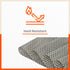 Woven PVC Table Mats / Placemats for Dining Table at Home (Nora - Set of 6)